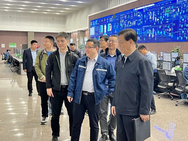 中国有色金属工业协会硅业分会会长赵家生一行    莅临188金宝搏国际
考察座谈  